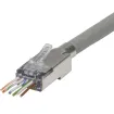 Platinum Tools - 105029 - ezEX48 Cat6A Shielded RJ45 External Ground Connectors, 100/Bag.