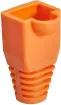 Platinum Tools - 105089 - RJ45 Boot, 6.5mm Max OD, Orange. Pkg 100pc/Bag.