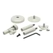 GeoVision - BX Series - Panavise Micro Deluxe Adjustable 2"-6" Knob Camera Celling Mount - Color in Black or Ivory