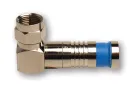 Platinum Tools - 18006RA - F RG6 RA Compression, Nickel Pl (Bulk,1ea) Pkg 25pc/Bag