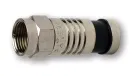 Platinum Tools - 18006 - F RG6 Compression, Nickel Pl. Pkg 100pc/Bag.