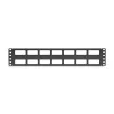 Kendall Howard - 1902-1-002-02 - 2U Cable Routing Blank