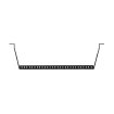 Kendall Howard - 1903-1-102-00 - 5" Deep Flanged Lacing Bar