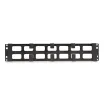 Kendall Howard - 1903-3-100-02 - 2U 5X D-Ring Cable Manager