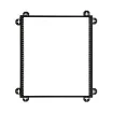 Kendall Howard - 1915-3-300-12 - 12U V-Line Fixed Wall Rack