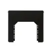 Kendall Howard - 1915-3-500-15 - 15U 18" Deep Open Wall Rack