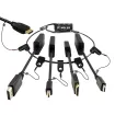 Simply 45 - DO-L001 - SimplyAV 4K Loaded Dongler: DP1.4, MDP1.4, USB Type C, HDMI Port Saver,  Source Harness, Dongler Ring - Boxed