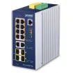 Planet - IGS-5225-8P2T4S - Industrial L2+ 8-Port 10/100/1000T 802.3at PoE + 2-Port 10/100/1000T + 2-Port 100/1G SFP + 2-Port 1G/2.5G SFP Managed Ethernet Switch