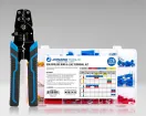 Jonard - TCK-178X - Solderless Ring/Lug Terminal Kit with Crimper