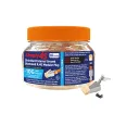 Simply 45 - S45-1155 - Standard Cat7a/7/6a Shielded External Ground RJ45 Modular Plugs with Bar45 Orange Tint, Hi/Lo Stagger - 50pcs/Jar