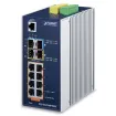 Planet - IGS-5225-8P2S2X - Industrial L3 8-Port 10/100/1000T 802.3at PoE + 2-Port 1G/2.5G SFP + 2-Port 10G SFP+ Managed Ethernet Switch