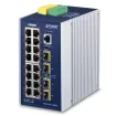 Planet - IGS-6325-16P4S - L3 Industrial 16-Port 10/100/1000T 802.3at PoE + 4-Port 100/1000X SFP Managed Ethernet Switch