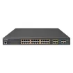 Planet - GS-5220-24UPL4XVR - L3 24-Port 10/100/1000T 802.3bt PoE + 4-Port 10G SFP+ Managed Switch with LCD Touch Screen and Redundant Power (600W)