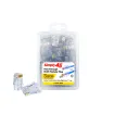Simply 45 - S45-1501 - Pass Through Blue Tint - Cat5e UTP - 50pc Clamshell 