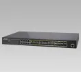 Planet - GS-5220-16S8CR - L2+ 24-Port 100/1000X SFP + 8-Port Shared TP Managed Switch W/ 48V Redundant Power