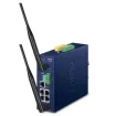 Planet - IVR-300W - Industrial Wi-Fi 6 802.11ax 1800Mbps Dual Band Wireless VPN Gateway with 5-Port 10/100/1000T