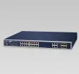Planet - WGSW-20160HP - L2+ 16-Port 10/100/1000BASE-T 802.3at PoE + 4-Port Gigabit TP/SFP Combo Managed Switch