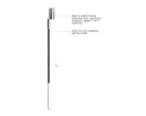 Jonard - CTW-71612 - F Connector Torque Wrench Shaft, 12"