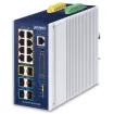 Planet - IGS-6329-8UP2S4X - Industrial L3 8-Port 10/100/1000T 802.3bt PoE + 2-Port 1G/2.5G SFP + 4-Port 10G SFP+ Managed Ethernet Switch
