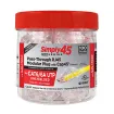 Simply 45 - S45-1700P - PROSeries Pass Through Red Tint, Hi/Lo Stagger - Cat6/6a UTP with Cap45 - 100pc Jar