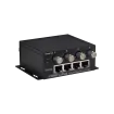 Vigitron - Vi2404A - 4-Port MaxiiCopper™ Ethernet Extender over Coax, af/at 37W PoE, Requires 12VDC @ 3A PS, suggested Vi0014