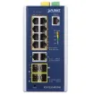 Planet - IGS-5225-8P2T4S - Industrial L2+ 8-Port 10/100/1000T 802.3at PoE + 2-Port 10/100/1000T + 2-Port 100/1G SFP + 2-Port 1G/2.5G SFP Managed Ethernet Switch