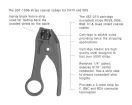 Jonard - UST-1596 - Coax Stripping Tool With Twin RG59/6 Blade