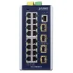 Planet - IGS-20040MT - L2+ Industrial 16-Port 10/100/1000T + 4 100/1000X SFP Managed Switch