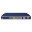 Planet - GS-4210-24PL4C - 24-Port 10/100/1000T 802.3at PoE + 4-Port Gigabit TP/SFP Combo Managed Switch (440W PoE Budget)