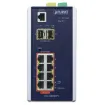 Planet - IGS-10020HPT - IP30 Industrial SNMP Switch 8-Port 10/100/1000Base-TX 802.3at PoE + 2-Port 100/1000FX (SFP) (-40 ~ 75C)