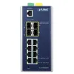 Planet - IGS-12040MT - Industrial 8-Port 10/100/1000T + 2-Port 100/1G SFP + 2-Port 1G/2.5G SFP Managed Ethernet Switch