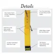 Rip-Tie - M-06-WO - 3/4 Inch Wide Original CableWrap with Write-On Pull Tab