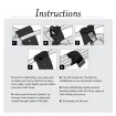 Rip-Tie - H-06-WO - One Inch Wide Original CableWrap with Write-On Pull Tab 1″ x 6