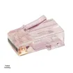 Simply 45 - S45-1700P - PROSeries Pass Through Red Tint, Hi/Lo Stagger - Cat6/6a UTP with Cap45 - 100pc Jar