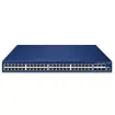 Planet - SGS-6310-48P6XR - L3 48-Port 10/100/1000T 802.3at PoE + 6-Port 10G SFP+ Stackable Managed Switch with 55V DC Redundant Power