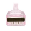 Simply 45 - S45-1701P - PROSeries Pass Through Red Tint, Hi/Lo Stagger - Cat6/6a UTP with Cap45 - 50pc Clamshell