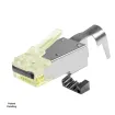 Simply 45 - S45-1755P - PROSeries Pass Through Shielded Yellow Tint, Hi/Lo Stagger - Cat7a/7/6a/6 STP, Cap45 & Bar45 - 50pc Jar