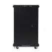 Kendall Howard - 3100-3-024-22 - 22U LINIER® Server Cabinet - Glass/Vented Doors - 24" Depth