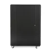 Kendall Howard - 3101-3-001-27 - 27U LINIER® Server Cabinet - Glass/Solid Doors - 36" Depth
