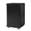 Kendall Howard - 3101-3-024-22 - 22U LINIER® Server Cabinet - Glass/Solid Doors - 24" Depth