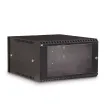 Kendall Howard - 3130-3-001-06 - 6U LINIER® Swing-Out Wall Mount Cabinet - Glass Door