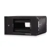 Kendall Howard - 3130-3-001-06 - 6U LINIER® Swing-Out Wall Mount Cabinet - Glass Door