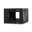 Kendall Howard - 3130-3-001-09 - 9U LINIER® Swing-Out Wall Mount Cabinet - Glass Door