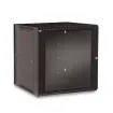Kendall Howard - 3130-3-001-12 - 12U LINIER® Swing-Out Wall Mount Cabinet - Glass Door