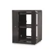 Kendall Howard - 3130-3-001-18 - 18U LINIER® Swing-Out Wall Mount Cabinet - Glass Door