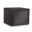 Kendall Howard - 3140-3-001-09 - 9U LINIER® Fixed Wall Mount Cabinet - Glass Door