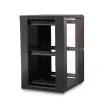 Kendall Howard - 3140-3-001-18 - 18U LINIER® Fixed Wall Mount Cabinet - Glass Door