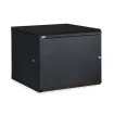 Kendall Howard - 3141-3-001-09 - 9U LINIER® Fixed Wall Mount Cabinet - Solid Door