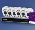 Vivotek - V5K6T3A2 - VIVOTEK 8CH KIT IT9380-H 5MP Turret x6, ND9326P NVR 2TB