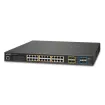 Planet - GS-5220-24UPL4XVR - L3 24-Port 10/100/1000T 802.3bt PoE + 4-Port 10G SFP+ Managed Switch with LCD Touch Screen and Redundant Power (600W)